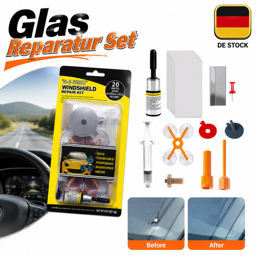 Steinschlag glas reparatur set - steinschlag,
